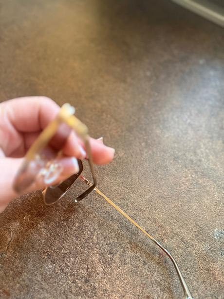 Slnečné okuliare zlatý kovový ram, h&m