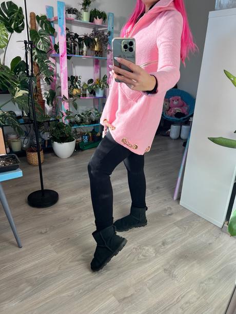 Ružový kabatik, xs