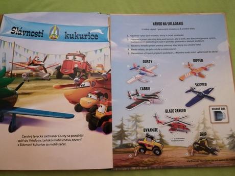 Kniha planes dusty zasahuje,