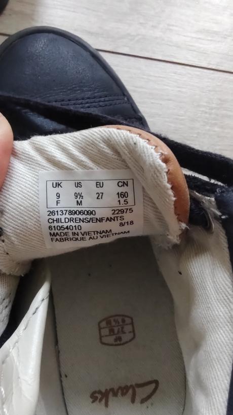 Chlapčenské prechodné topánky, clarks,27
