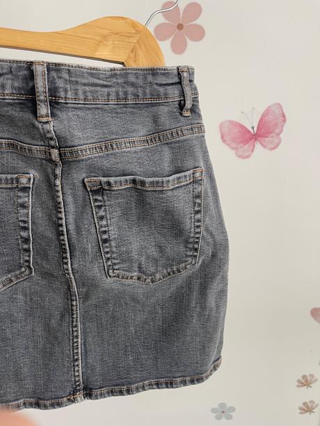 Riflová sukňa zara, zara,s