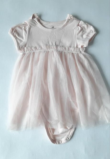 Šaty s tylovou sukňou, h&m,74