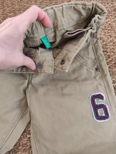 Nohavice 116/122, benetton,122