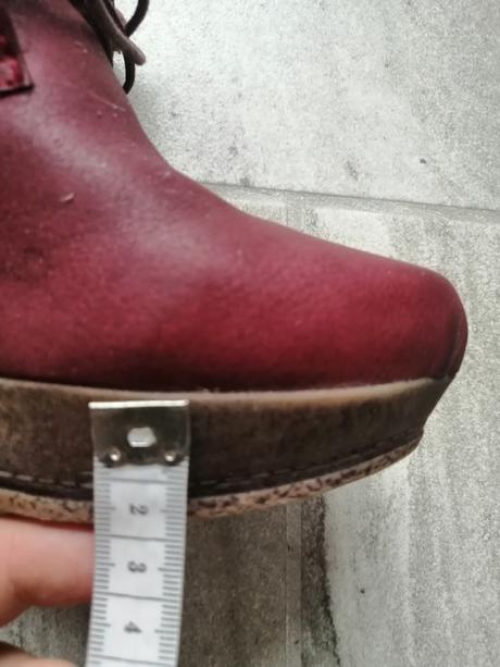 Bordové členkové zatepl. čižmy,v38,koža,vd 24,5cm, 38