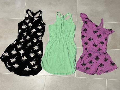 Šaty a overal lindex 134/140, lindex,134