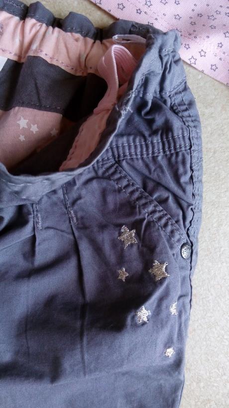 Súpravička hviezdička - nohavice, tričko, c&a,80