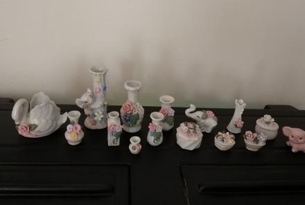 Porcelánové sošky 15ks,