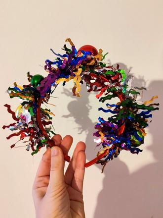 Vianočná novoročná čelenka, 