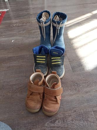 Chlapčenské topánky a gumáky na donosenie c. 25, 25