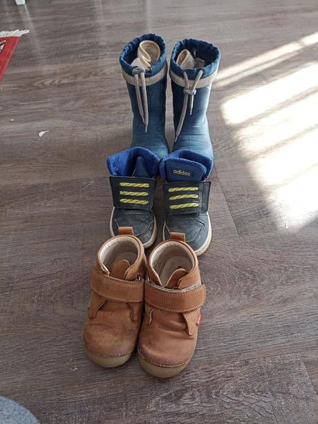 Chlapčenské topánky  a gumáky na donosenie c. 25, 25