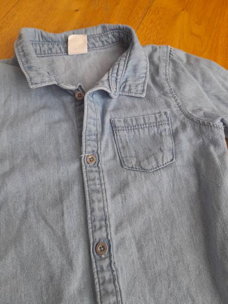 Rifľová košeľa, h&m,92