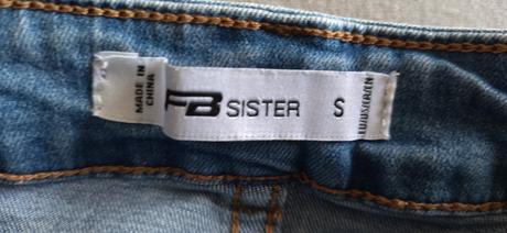 Riflová suknička, fishbone,s