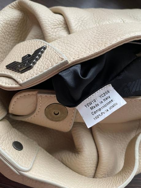Emporio armani vintage kožená kabelka,