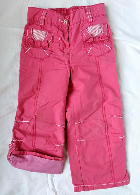 Ruzove podsite nohavice, next,98