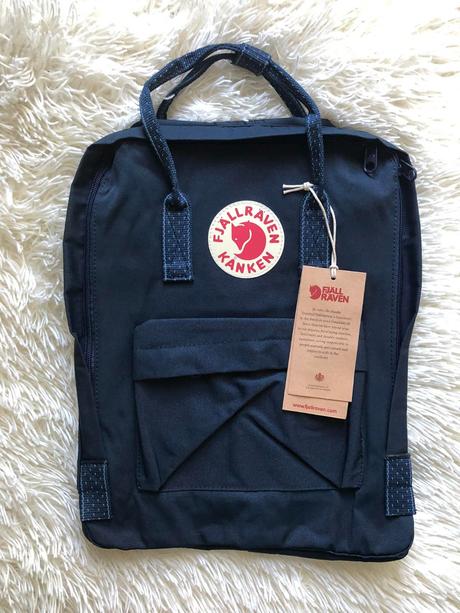 Batoh fjällräven kanken tmavomodrý vzorovaný, fjällräven