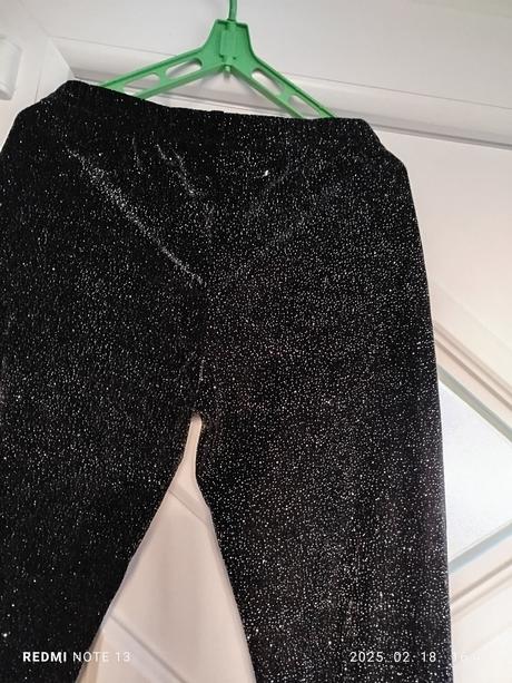 Elegantné zamatové legíny, amisu,s