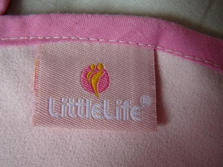 Ružové pončo z mikrovlákna "motýľ" littlelife, 104
