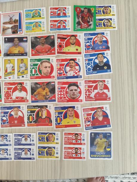 Futbalové nálepky euro 2024,