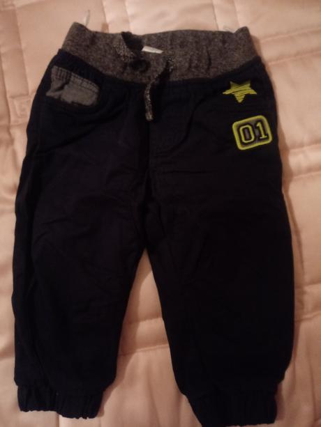 Zateplene nohavice., baby club,80