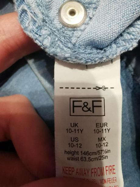 Elastické rifľové džegínsy, f&f,140