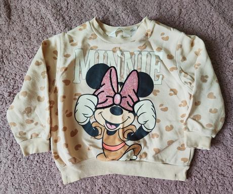 Mikinka minnie mouse, h&m,98
