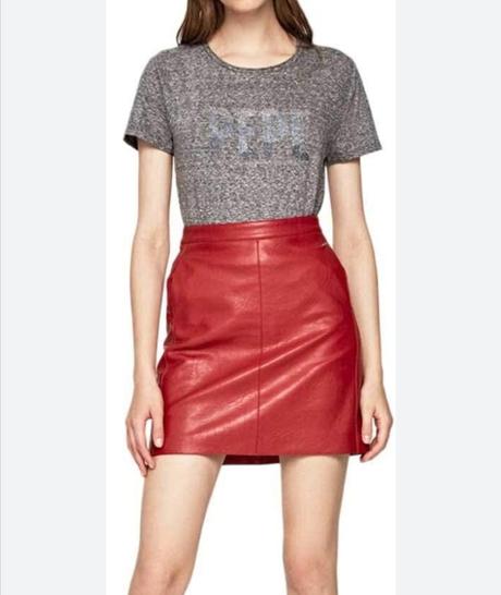 Kožená sukňa promod 36/38, promod,36