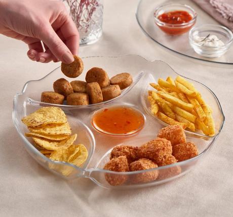 Servírovacia misa patisserie 30cm sklo,