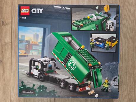 Lego city 60495 recyklačný nákladiak, 