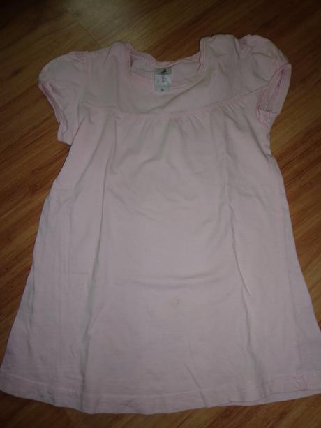 Tričko bledoružové, c&a,122