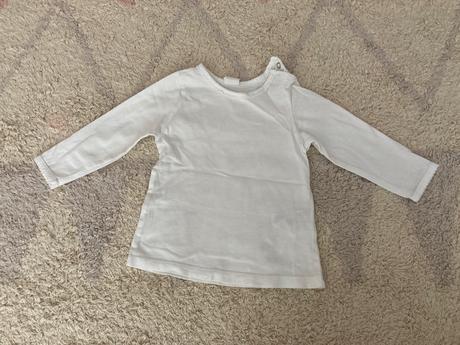 Biele tričko ham, h&m,74