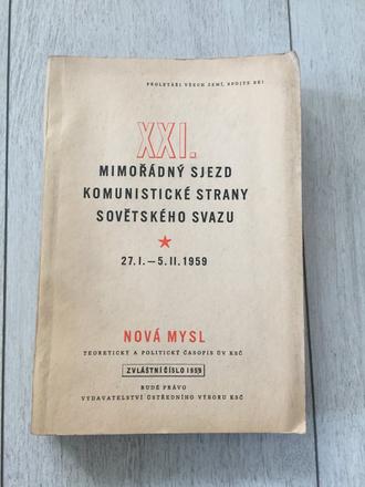 Kniha nova mysl mimoriadny zjazd 1959,