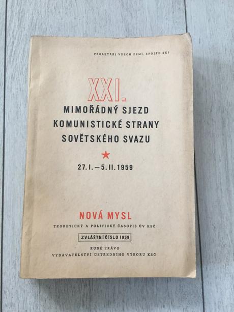 Kniha nova mysl mimoriadny zjazd 1959,