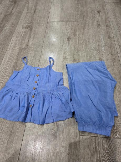 Súprava / komplet nohavice a tielko, h&m,128