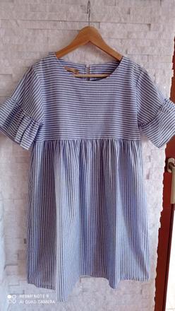 Bavlnené šaty pásikavé, 38