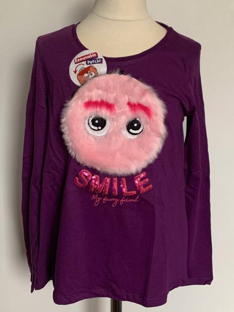 Desigual fialové tričko s visačkou, desigual,134