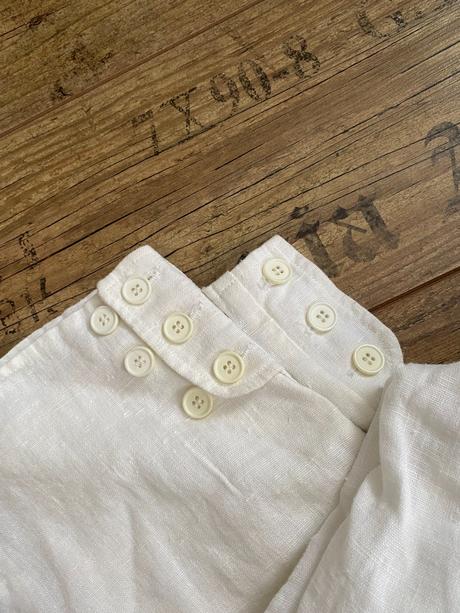 Ľanové letné etno/boho historické nohavice, kookai,s