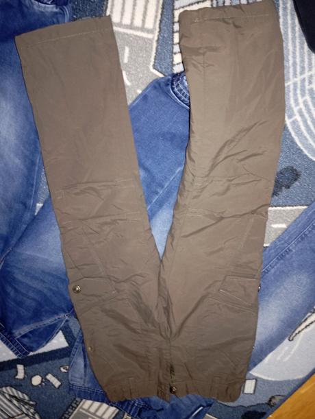 3x teplé nohavice, 128