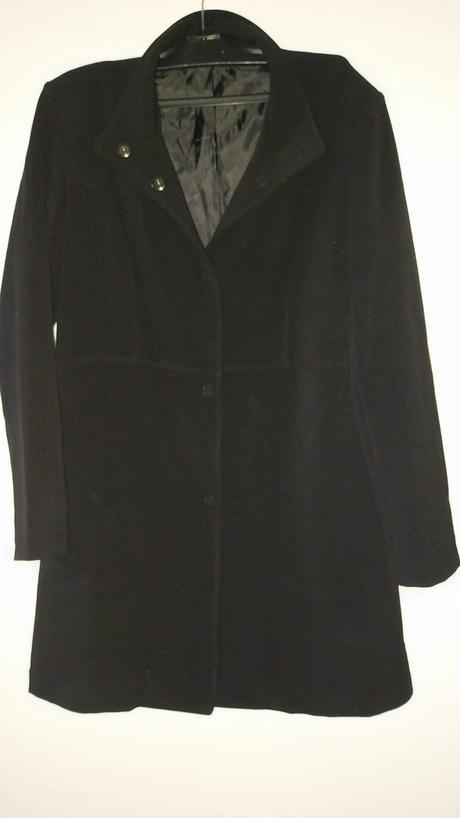 Čierny prechodný kabát zn. terranova, terranova,l