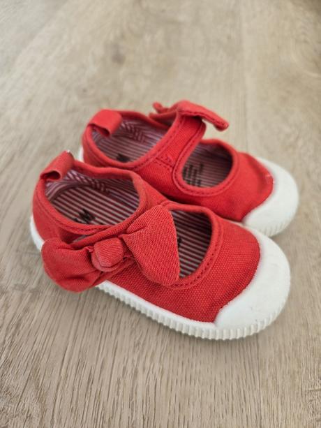 Tenisky - balerinky bavlnené, h&m,20