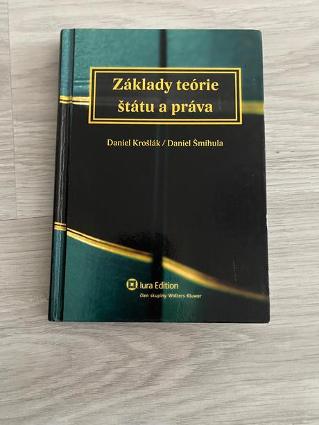 Základy teórie štátu a práva - krošlak, šmihula, 
