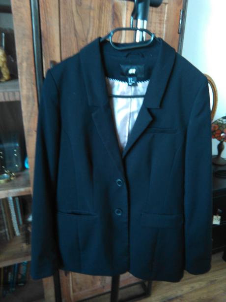 Kvalitné saká čierne a biele, h&m,s