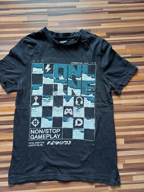 Tričko s flitrami, f&f,152