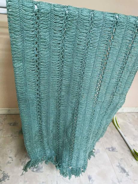 Vlnený prehoz/štóla na večerné šaty, 4xl