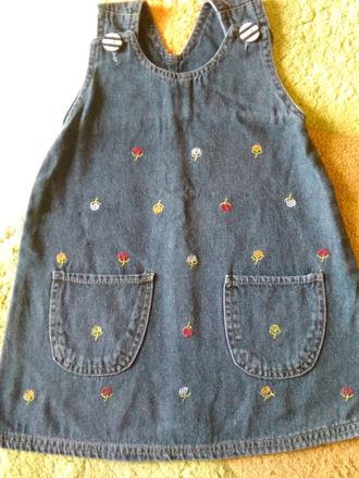 Riflové šaty na 2-3 roky, 92