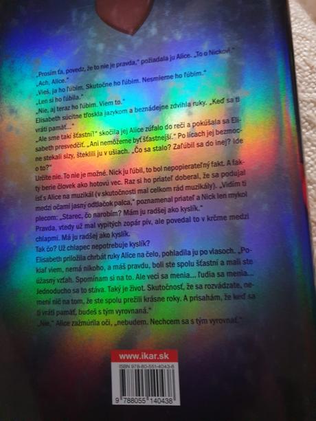 Kniha prečo sme sa vlastne rozišli, 