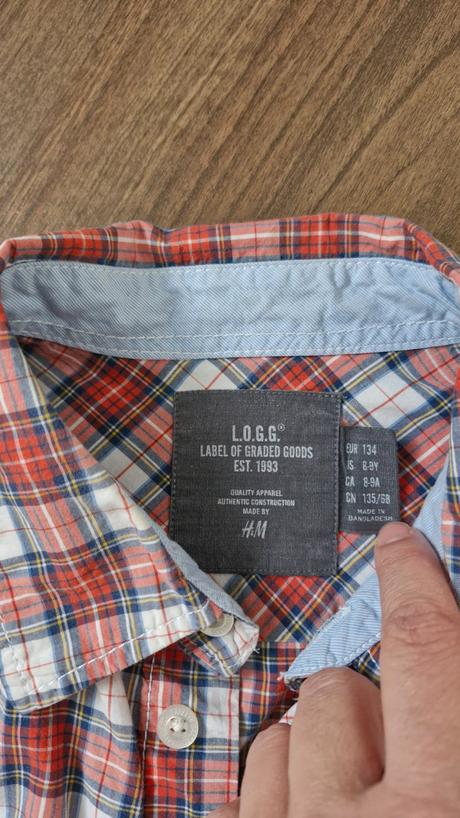 Košeľa, h&m,134