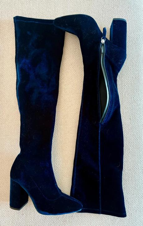 Zamatové čižmy zara, zara,36