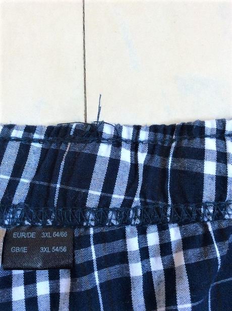 Plátenné šortky, xxxl