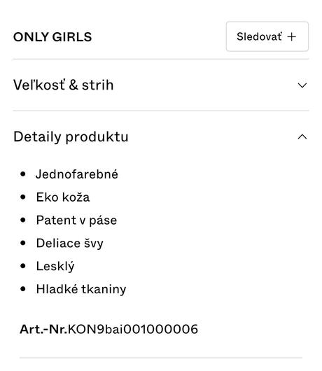 Koženkové legíny v.146 značka only s visačkou, only,140 / 146