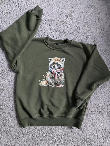 Mikina 1x vzatá, mirau,128